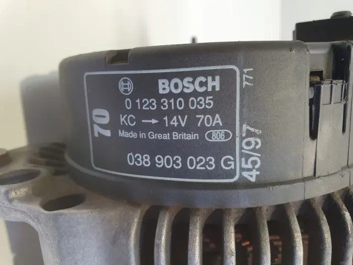 Audi A3 8L Golf IV Seat Leon 1.9 TDI ALTERNATOR 0123310035 038903023G