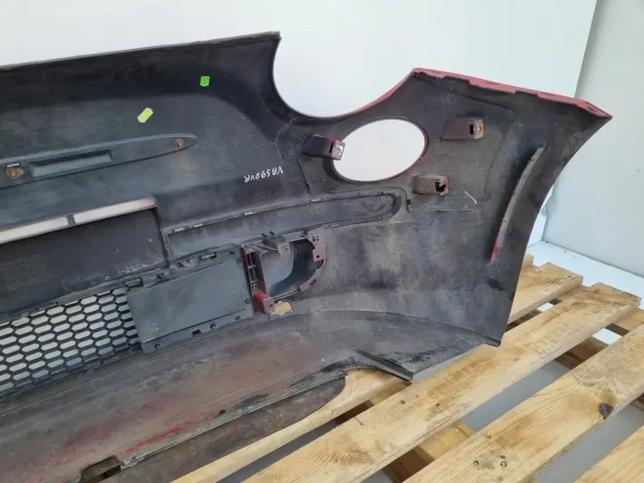 Fiat 500 KOMPLETNY PRZEDNI ZDERZAK przód CZWERWONY 111A 735426888