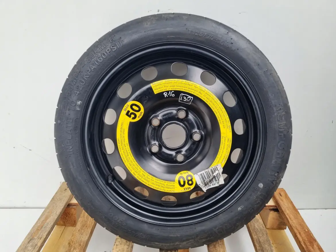 Audi Seat Vw Golf V KOŁO DOJAZDOWE dojazdówka 125/70 R16 1K0601027F 5x112