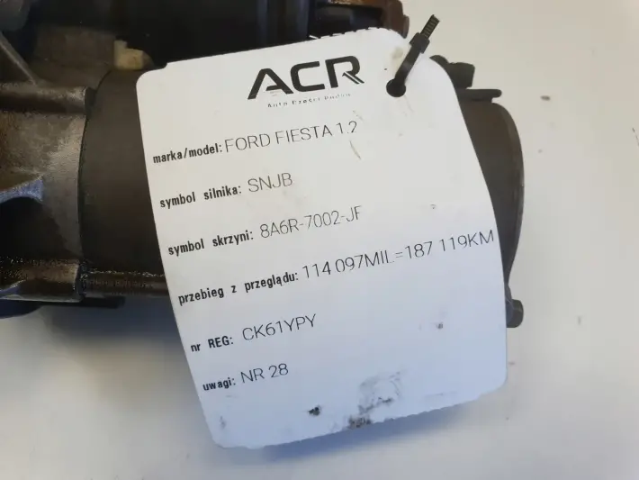 Ford Fiesta MK7 1.25 ROZRUSZNIK