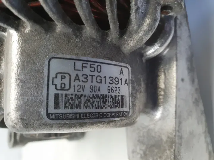 Mazda 3 1.8 16V ALTERNATOR 3TG1391A 90A 156 tyś