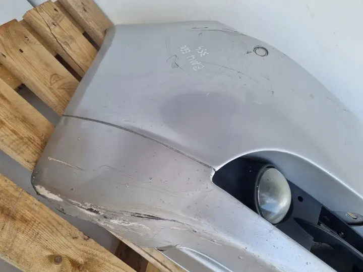 BMW E60 03-07r KOMPLETNY PRZEDNI ZDERZAK przód SREBRNY SPRYSKI PDC 354