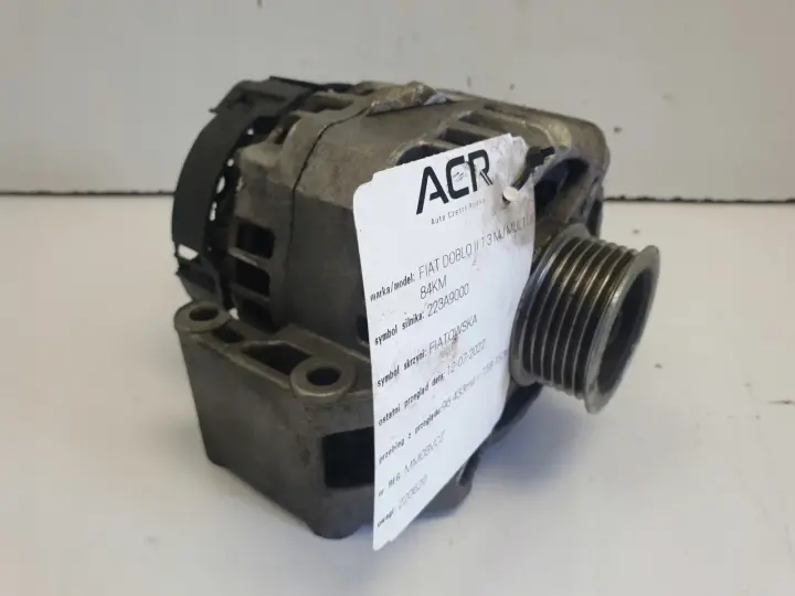 Fiat Doblo II 1.3 M- JET ALTERNATOR 51805803 70A