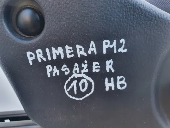 Primera P12 PRZEDNI FOTEL PRAWY PRZÓD PASAŻERA