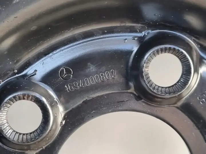 Mercedes W169 W245 KOŁO DOJAZDOWE dojazdówka 125/90 R16 5x112 1694000802