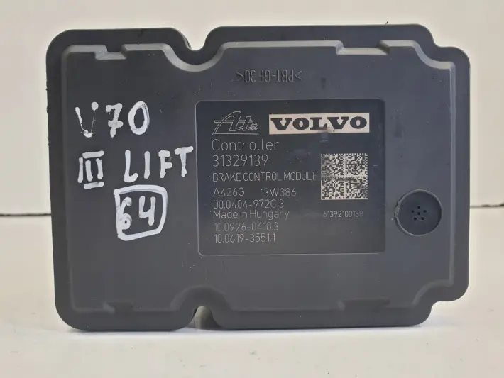 Volvo V70 III S80 II POMPA ABS Sterownik 31329139