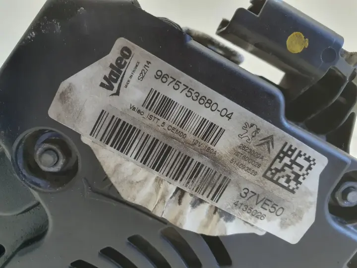 Citroen Berlingo II 1.6 E-HDI HDI ALTERNATOR 9675753680 180A valeo