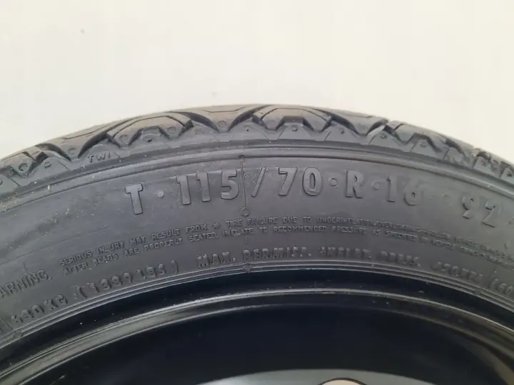 Opel Vectra C Astra H KOŁO DOJAZDOWE dojazdówka 115/70 R16 5x110 2160132