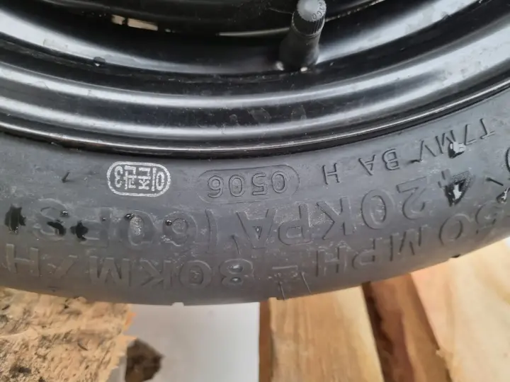 Hyundai KOŁO DOJAZDOWE dojazdówka 125/70 R16 4TX1646 5x114.3 52910-39910