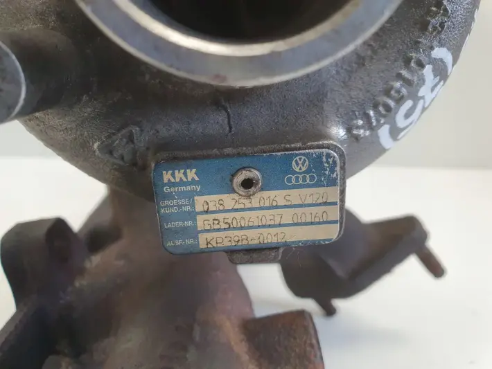 VW Golf IV 1.9 TDI TURBOSPRĘŻARKA turbo 038253016S ASZ