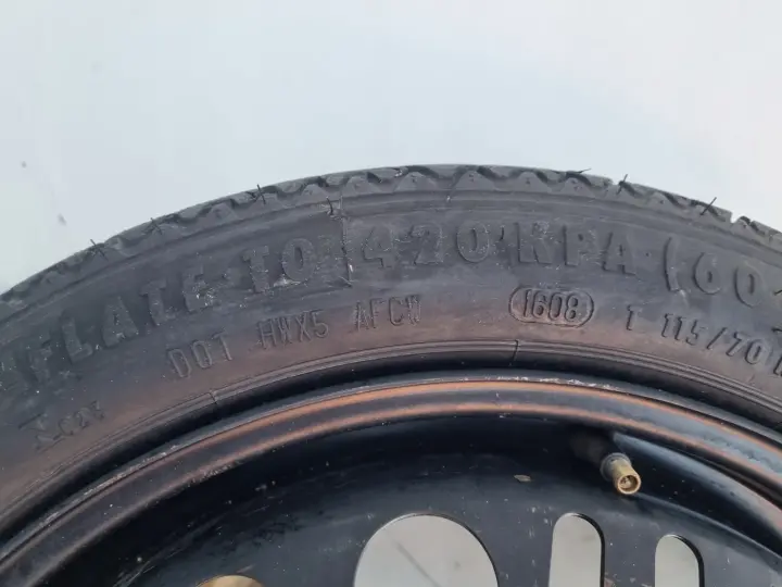 Opel Vectra C Astra H KOŁO DOJAZDOWE dojazdówka 115/70 R16 5x110 2160132