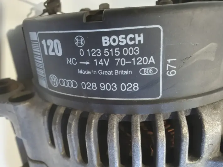 Audi A4 B5 1.9 TDI ALTERNATOR 0123515003 028903028 120A