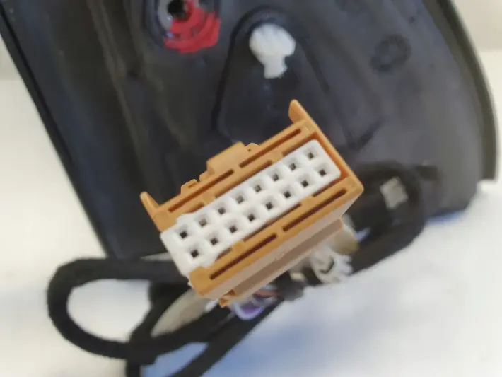 VW Touareg I 02-10r LUSTERKO LEWE KIEROWCY europa podświetl 6 kabli