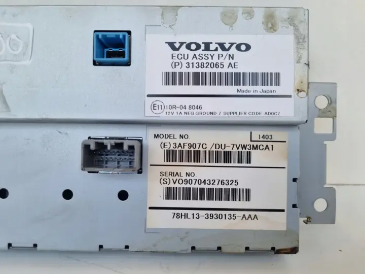Volvo V60 I S60 II XC60 I EKRAN NAWIGACJI Wyświetlacz 31382065 31382065AE