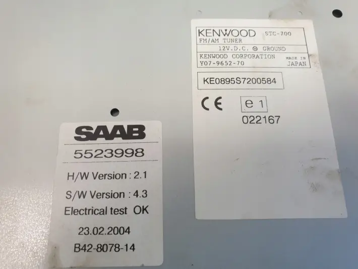 Saab 95 9-5 lift TUNER RADIO FM AM 5523998