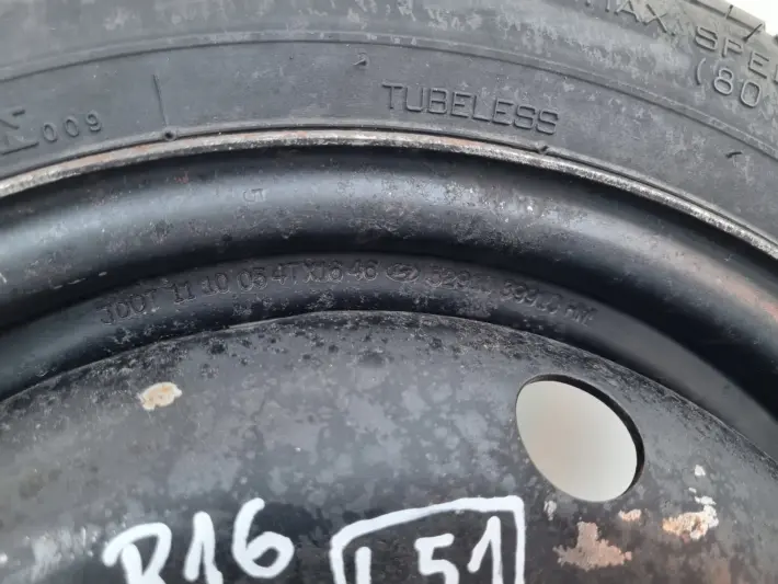 Hyundai KOŁO DOJAZDOWE dojazdówka 125/70 R16 4TX1646 5x114.3 52910-39910