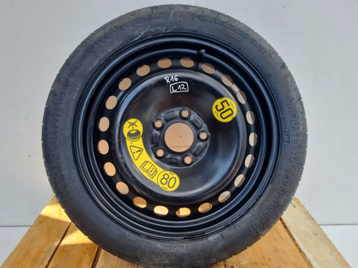 Ford C -Max II Focus Mk3 KOŁO DOJAZDOWE dojazdówka 125/70 R16 5x108 2160848