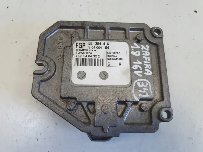 Opel Vectra C 1.8 16V STEROWNIK SILNIKA komputer 55354416