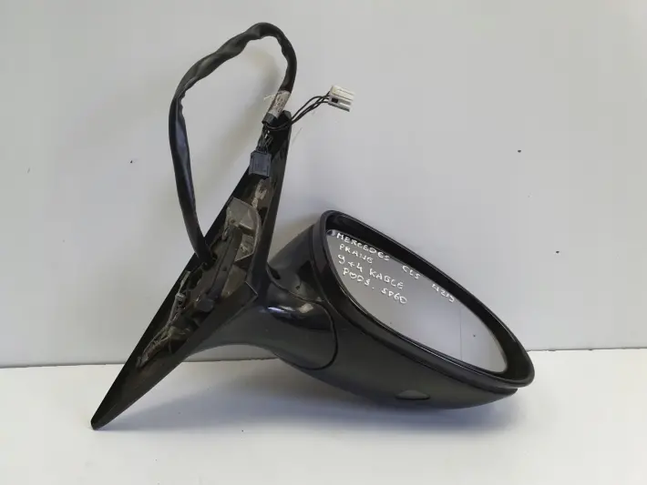 Mercedes CLS W219 04-10r LUSTERKO PRAWE PASAŻERA 9+4 13 podświetlany spód