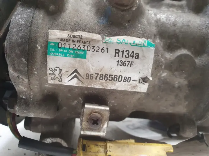 Citroen C3 1.4 8V SPRĘŻARKA KLIMATYZACJI pompa 9678656080