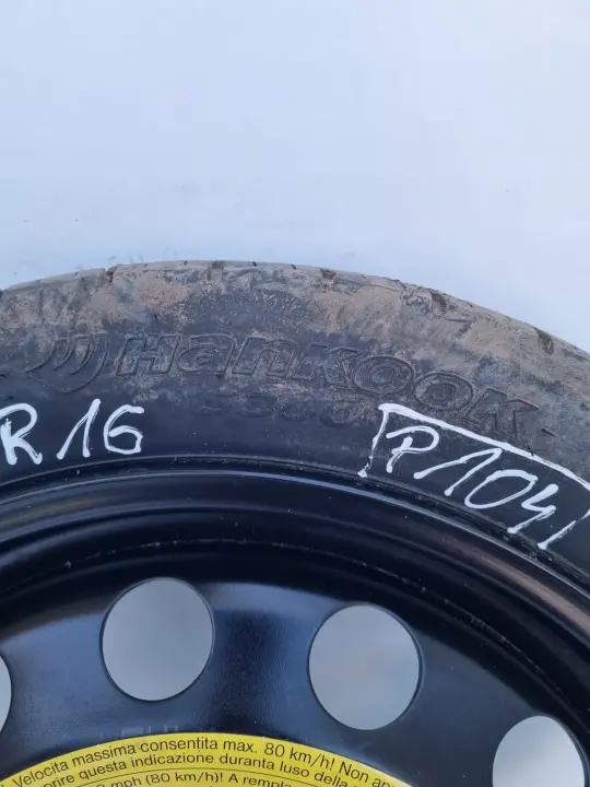 Audi Seat Vw Golf V KOŁO DOJAZDOWE dojazdówka 125/70 R16 1K0601027F 5x112