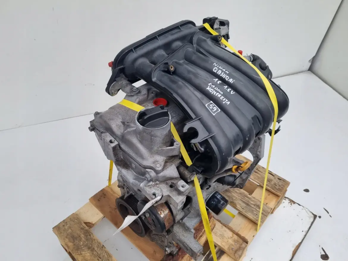 SILNIK PRAWDZIWY Nissan Qashqai 1.6 16V wersja na 4 wtryski HR16 HR16DE