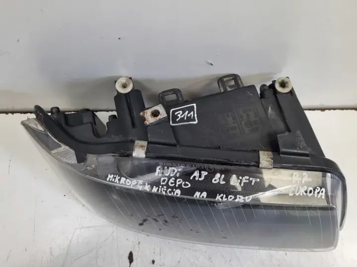 Audi A3 8L 00-03r LIFT PRZEDNIA LAMPA PRAWA PRAWY PRZÓD europa 08-441-1160R