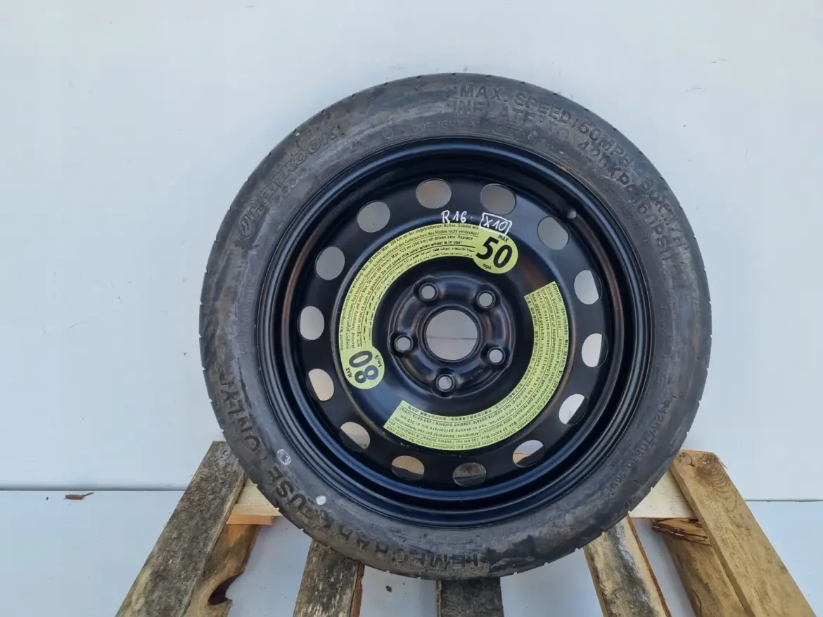 Audi Seat Vw Golf VI KOŁO DOJAZDOWE dojazdówka 125/70 R16 1K0601027S 5x112