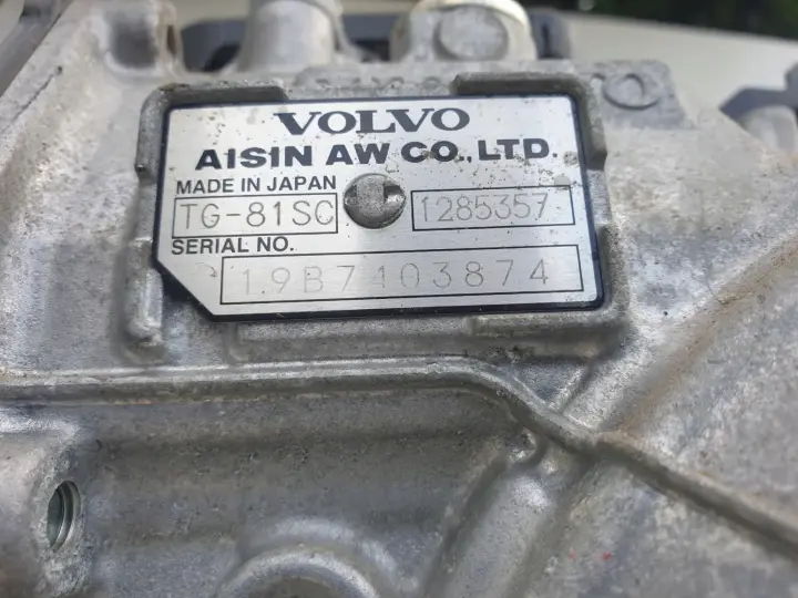 Volvo V60 S60 II 2.0 D DIESEL AUTOMATYCZNA SKRZYNIA BIEGÓW TG-81SC 1285357