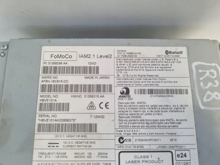 Volvo VOLVO V60 I S60 II V40 II CZYTNIK NAWIGACJI Radio 31358286AA