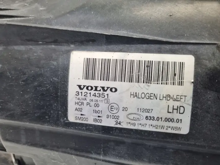 Volvo S80 II V70 III 07-13r PRZEDNIA LAMPA LEWA lewy przód EUROPA 31214351