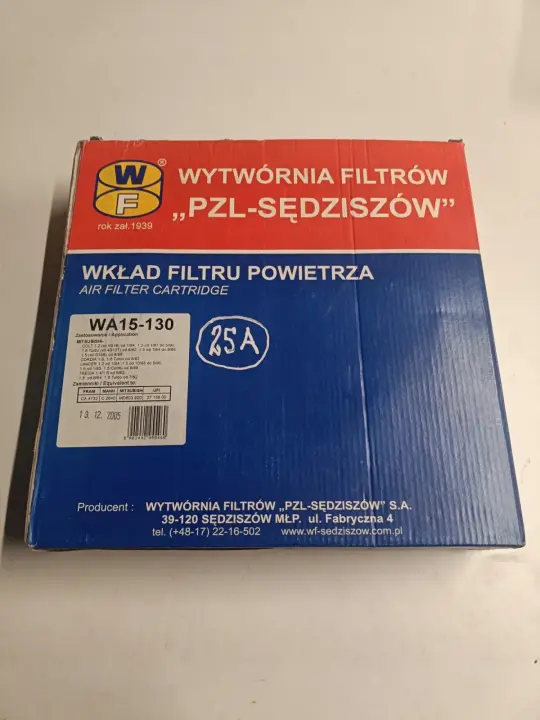 Hyundai Pony Mitsubishi Colt Cordia Lancer Tredia FILTR POWIETRZA WA15-130