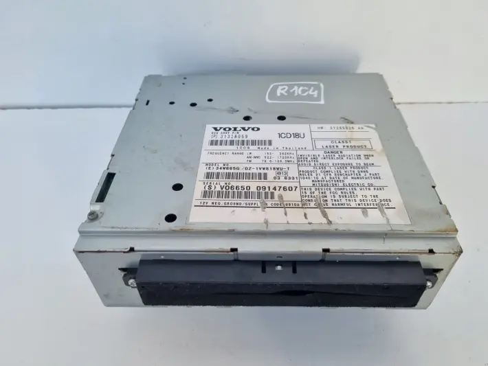 Volvo S40 II V50 RADIO CD radioodtwarzacz CZYTNIK PŁYT 31328059