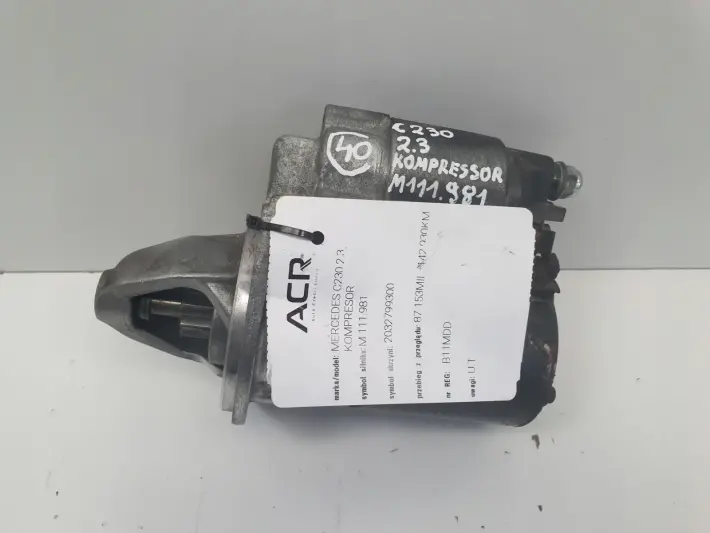 Mercedes W203 2.3 K ROZRUSZNIK 0001107403 bosch