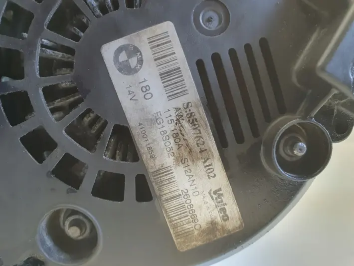 BMW E87 E90 2.0 D N47 ALTERNATOR 8507624 AL02 180A