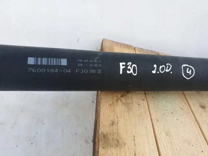 BMW F30 2.0 D WAŁ NAPĘDOWY manual ORYGINALNY