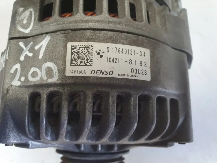 BMW X1 II F48 2.0 D ALTERNATOR denso 150A 7640131