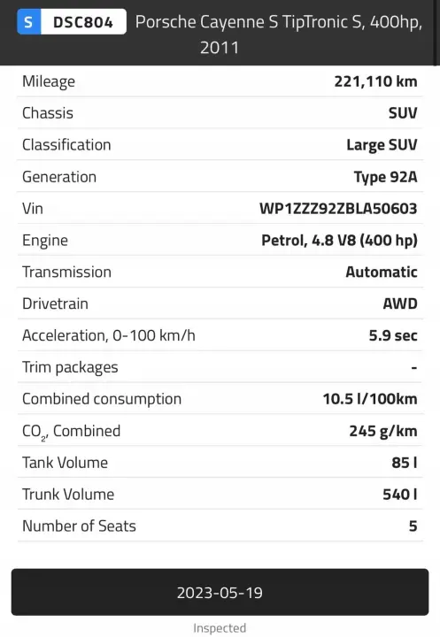 Porsche Cayenne S 4.8 V8 AUTOMATYCZNA SKRZYNIA BIEGÓW automat MXJ TR-81SD