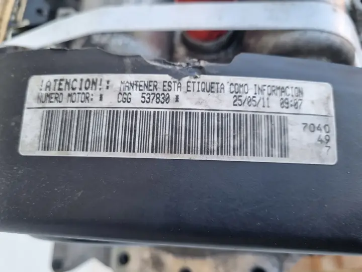 SILNIK KOMPLET Skoda Roomster 1.4 16V 80KM test CGG CGGA