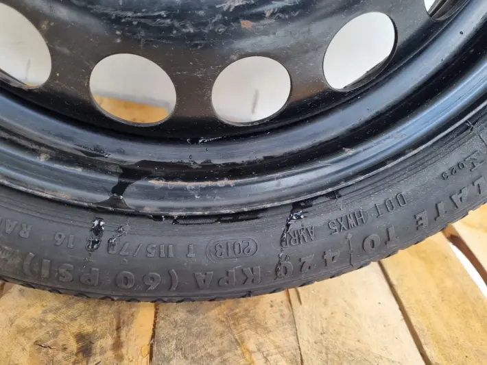 Opel Astra J Zafira C KOŁO DOJAZDOWE dojazdówka 115/70 R16 5x110 2160140