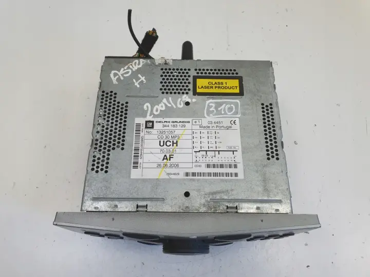 Opel Zafira B Astra H III RADIOODTWARZACZ CD Radio Cd 13251057