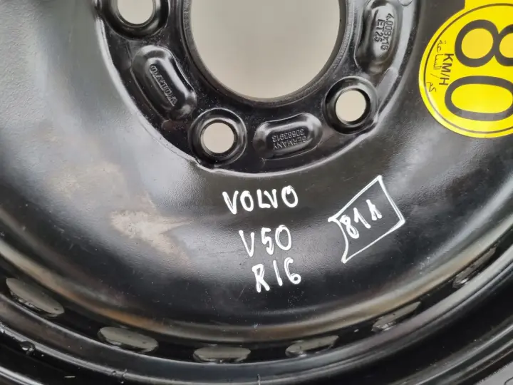 Volvo S40 II V50 C30 KOŁO DOJAZDOWE dojazdówka 125/85 R16 30683913 2160823