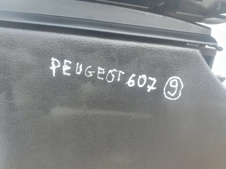 Peugeot 607 SKÓRZANY PODŁOKIETNIK Schowek skóra