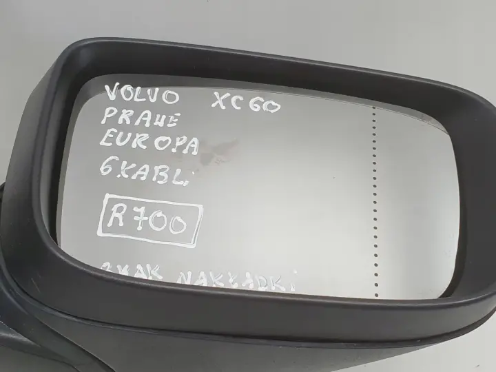 Volvo XC60 I 08-13r LUSTERKO PRAWE PASAŻERA 6 pin kabli podświetlane EUROPA