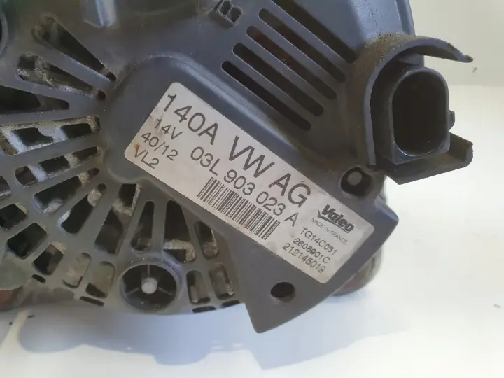 VW Golf VI 1.6 TDI ALTERNATOR 03L903023A 140A valeo