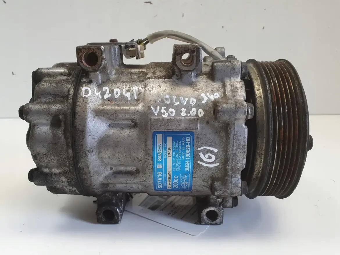 Volvo S40 II V50 2.0 D SPRĘŻARKA KLIMATYZACJI pompa 3M5H-19D629-HD
