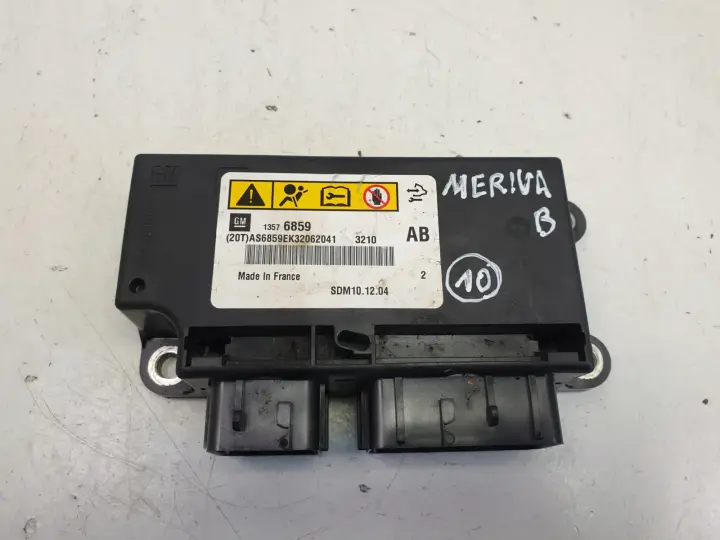 Opel Meriva B MODUŁ sensor PODUSZEK 13576859