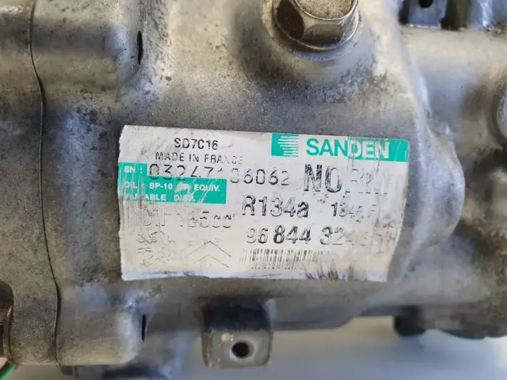 Peugeot 308 I 1.6 HDI SPRĘŻARKA KLIMATYZACJI pompa 9684432480
