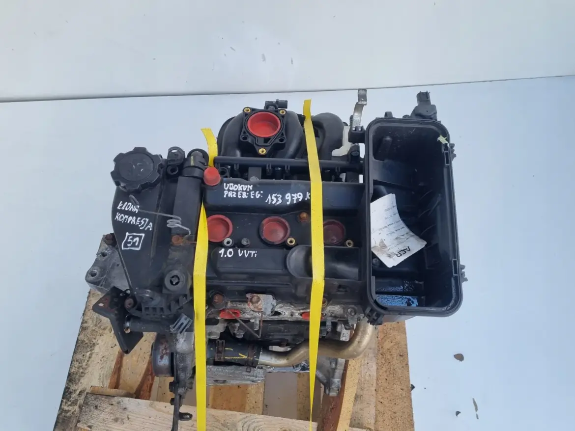 SILNIK KOMPLET Citroen C1 1.0 12V 68KM udokumentowane 153tyś 1KR 1KR-B52