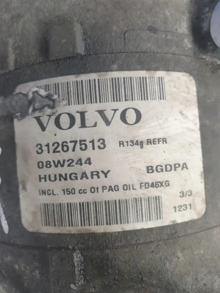 Volvo V70 III 2.0 16V SPRĘŻARKA KLIMATYZACJI 31267513